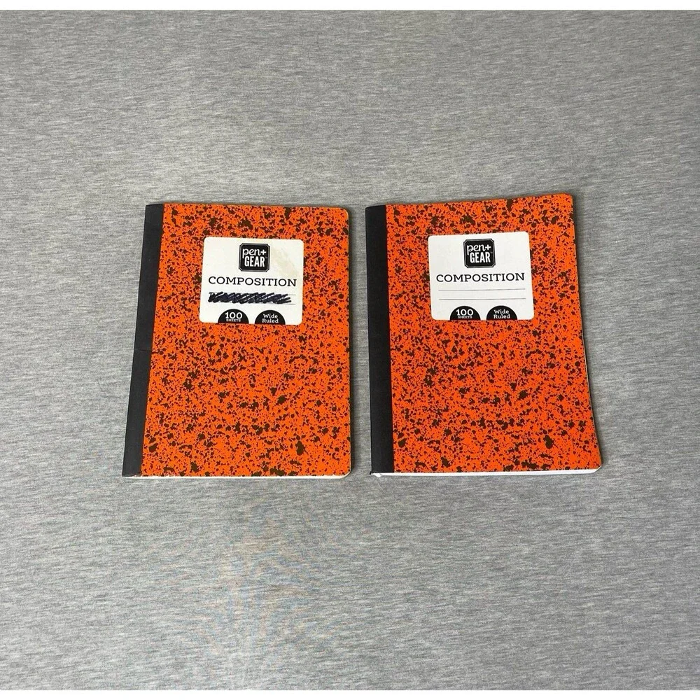 Pen + Gear Orange Composition Notebooks 2 PCS. Set